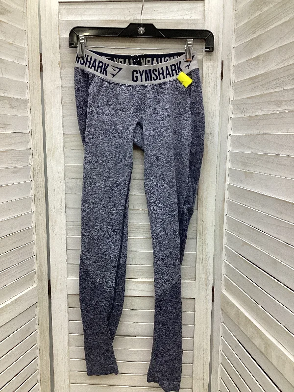 Athletic Leggings By Gym Shark In Navy, Size: 6 Artistic Men's Hand