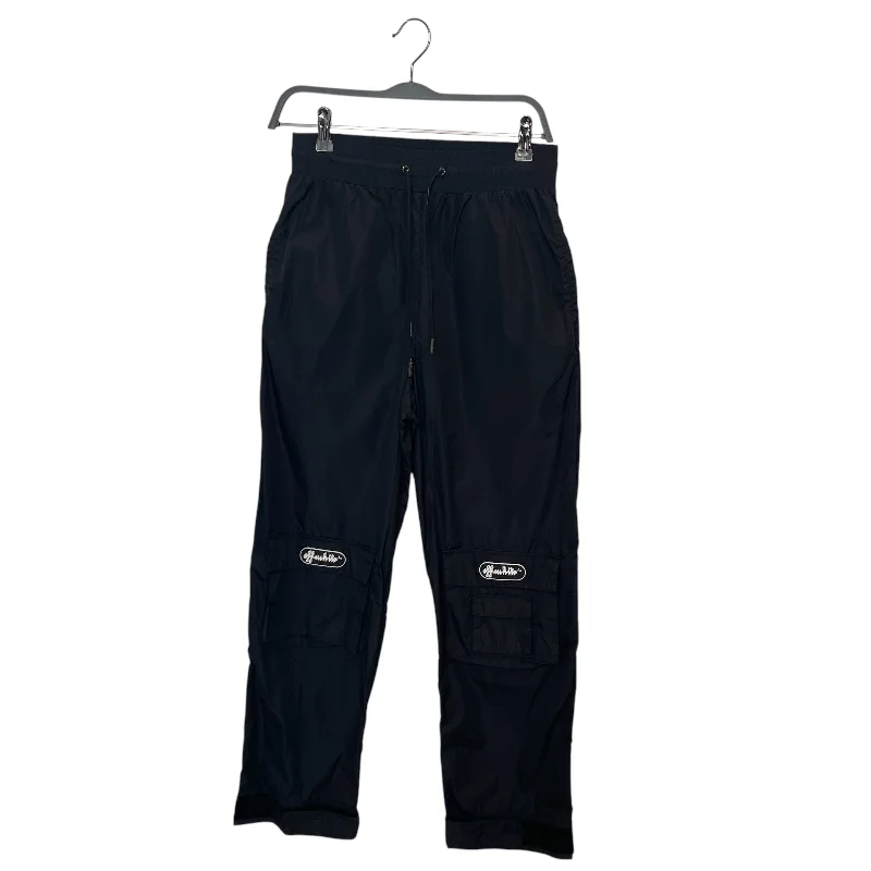 OFF-WHITE/Cargo Pants/40/Nylon/BLK/CARGO/KNEE LOGO/807 903 315526 Confident Men's High