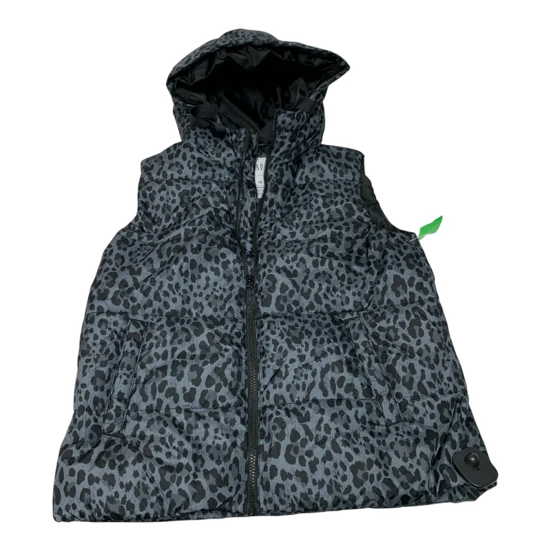 Vest Puffer & Quilted By Gap In Animal Print, Size: Xs