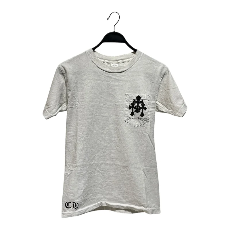 CHROME HEARTS/T-Shirt/S/Cotton/WHT/ Sporty Men's Tennis