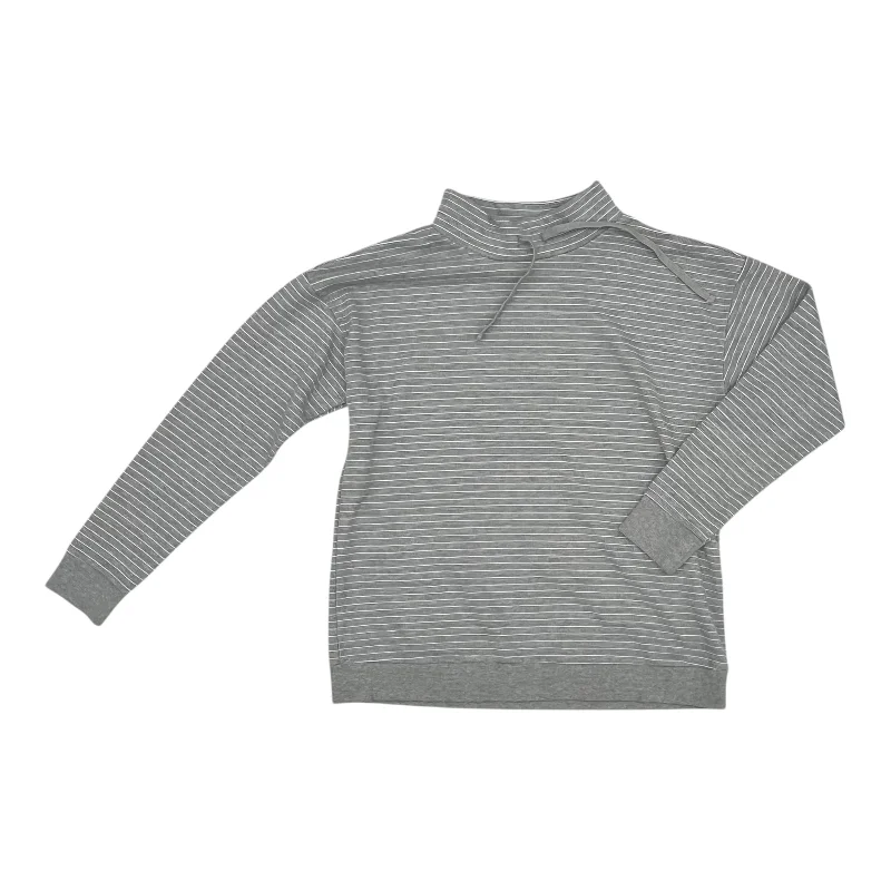 Sweatshirt Collar By Doe & Rae In Grey, Size:L