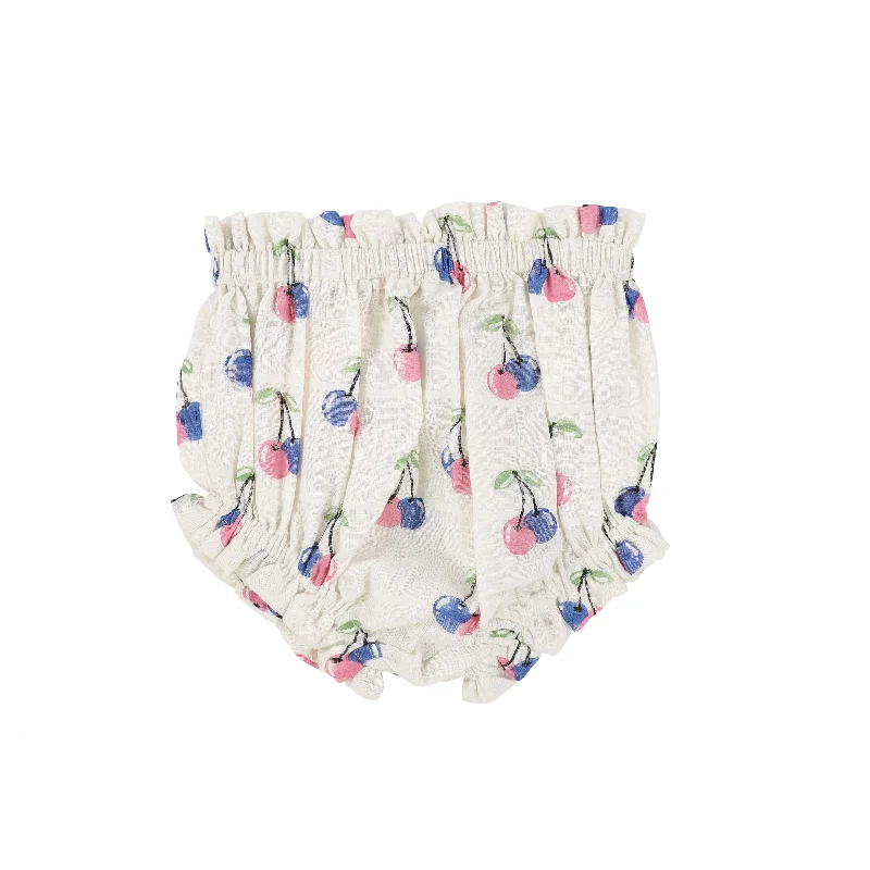 PAISLEY MAGIC WHITE CHERRY PRINT BLOOMERS [Final Sale] Adventure