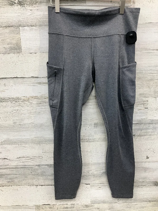 Athletic Leggings By Athleta In Grey, Size: S Traditional Men's Wool