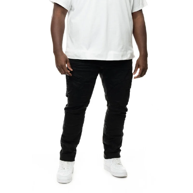 Big and Tall - Everyday Biker Jeans - Black Youthful Men's Pop