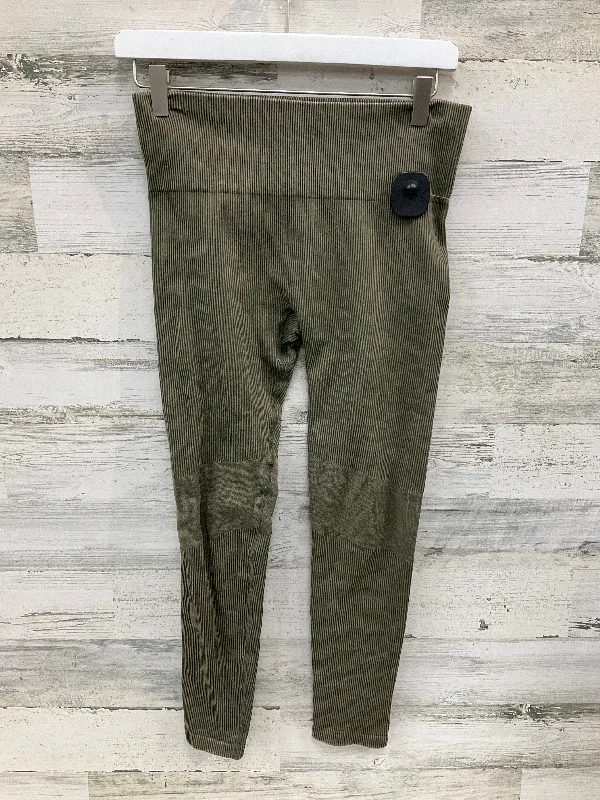 Athletic Leggings By Mono B In Green, Size: S Confident Men's Power