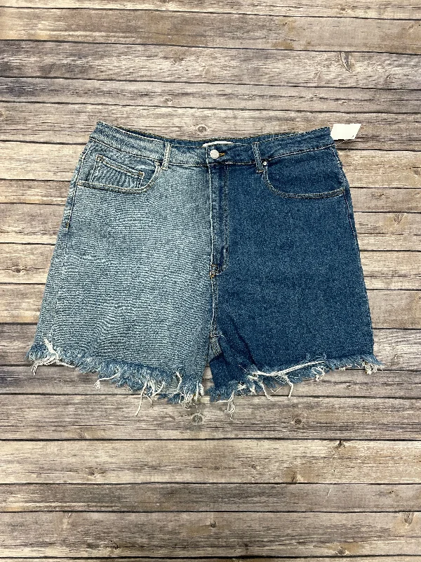 Shorts By Risen In Blue Denim, Size: 3x Organic