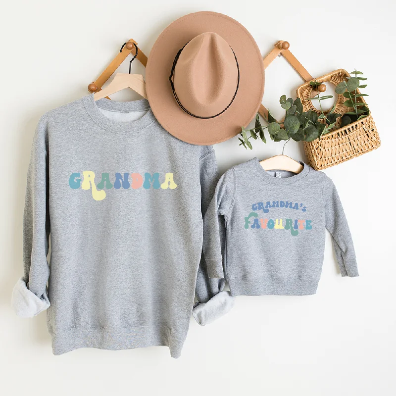 Grandma & Grandma's Favourite Matching Sweatshirts