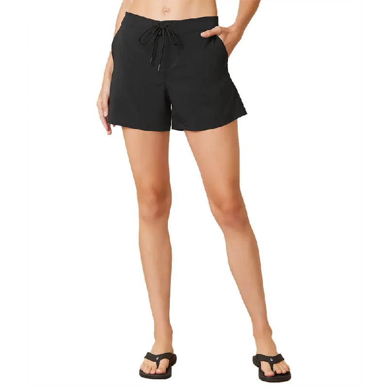 Tommy Bahama Womens Solid Boardshort Coverup - Black* Laid
