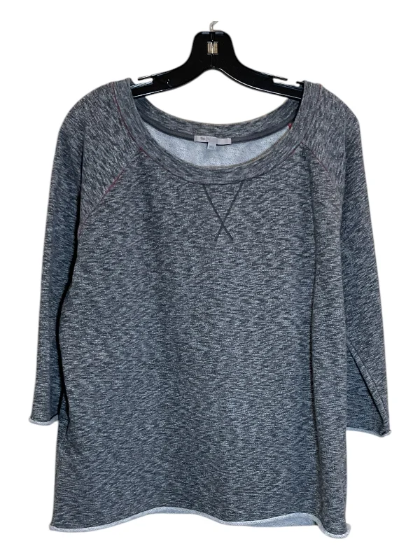 Sweatshirt Crewneck By Gap In Grey, Size: Xl