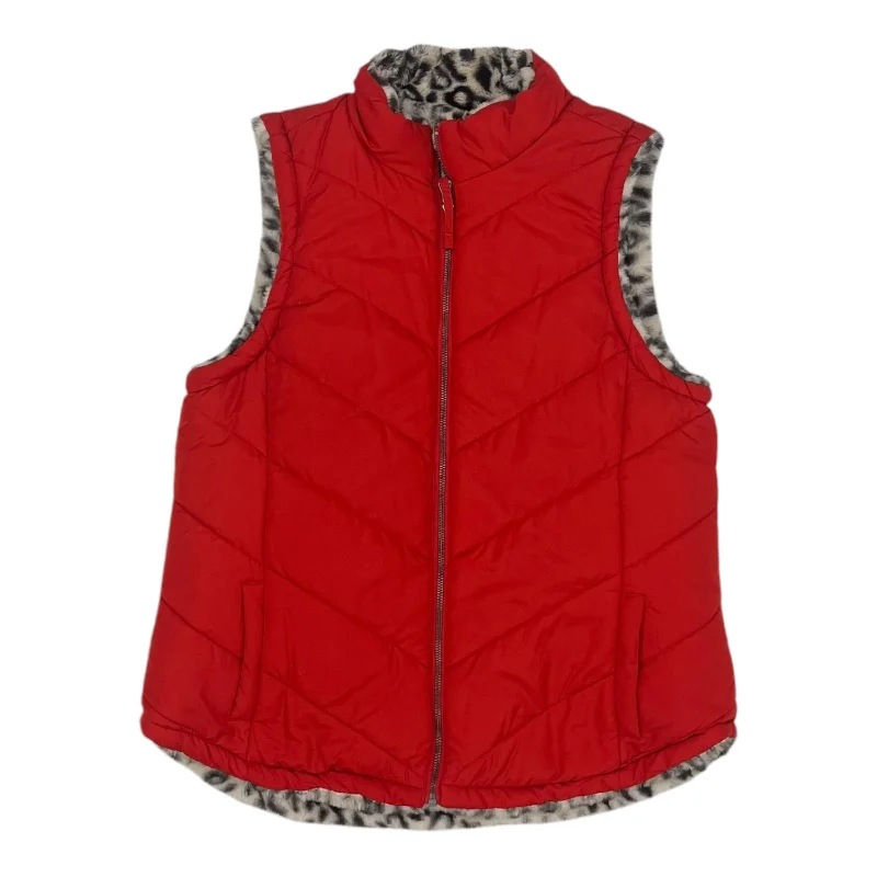 Vest Puffer & Quilted By Maurices In Red, Size:L