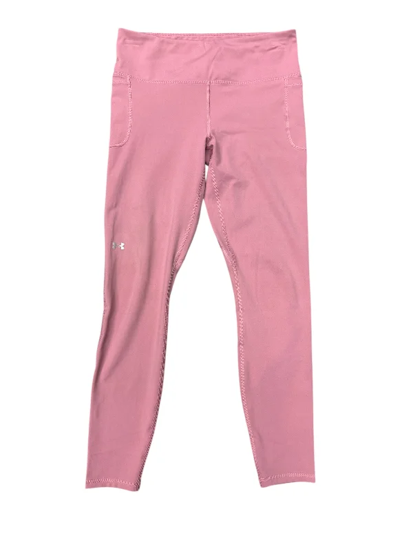 Athletic Leggings By Under Armour In Pink, Size: L Confident Men's High