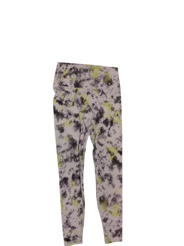 Athletic Leggings By Lululemon In Multi-colored, Size: 8 Unique Men's Upcycled