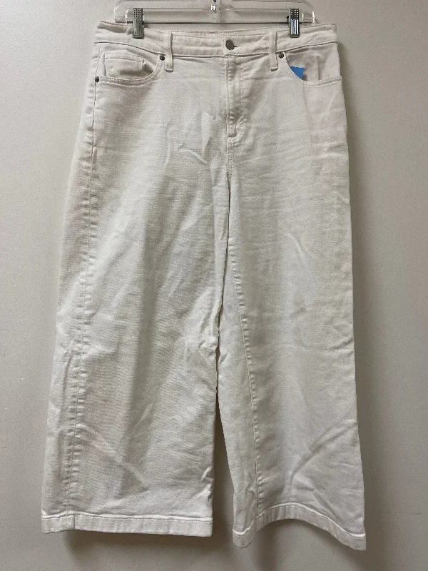 Jeans Wide Leg By Chicos  Size: 10 Sharp Men's Italian