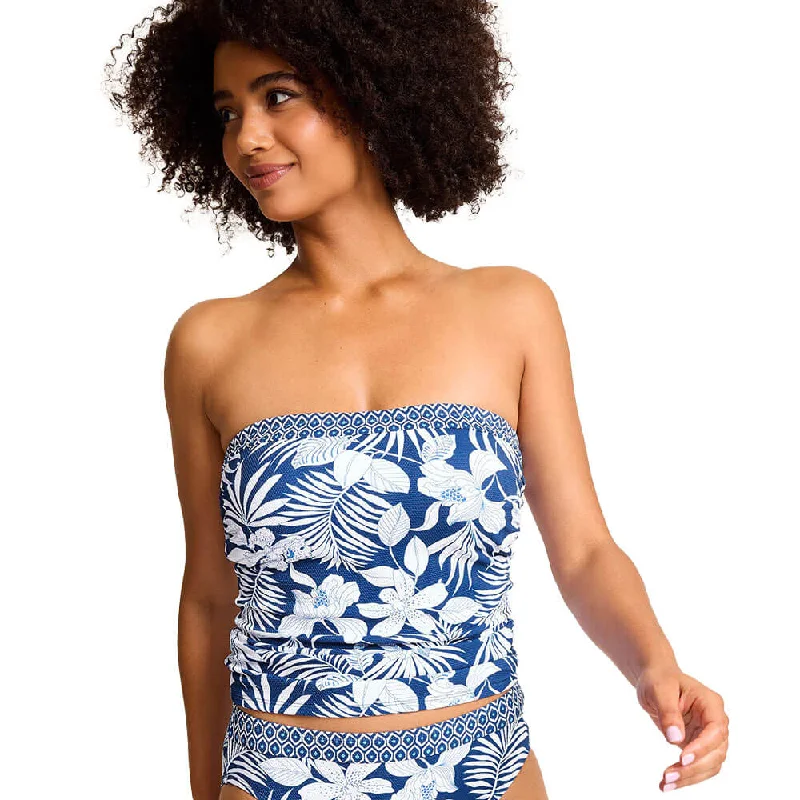 Tommy Bahama Womens Island Cays Blooms Bandini Top - Indigo Tide Sophisticated Men's 