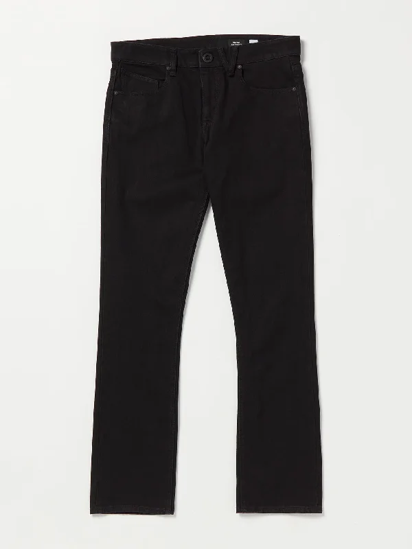 V Vorta Slim Fit Stretch Jeans - Black Tailored