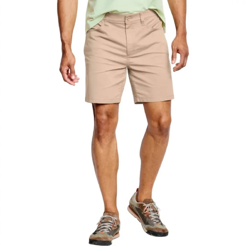 Men's O.o.o.o. Shorts In Desert Khaki Elegant Men's Cashmere
