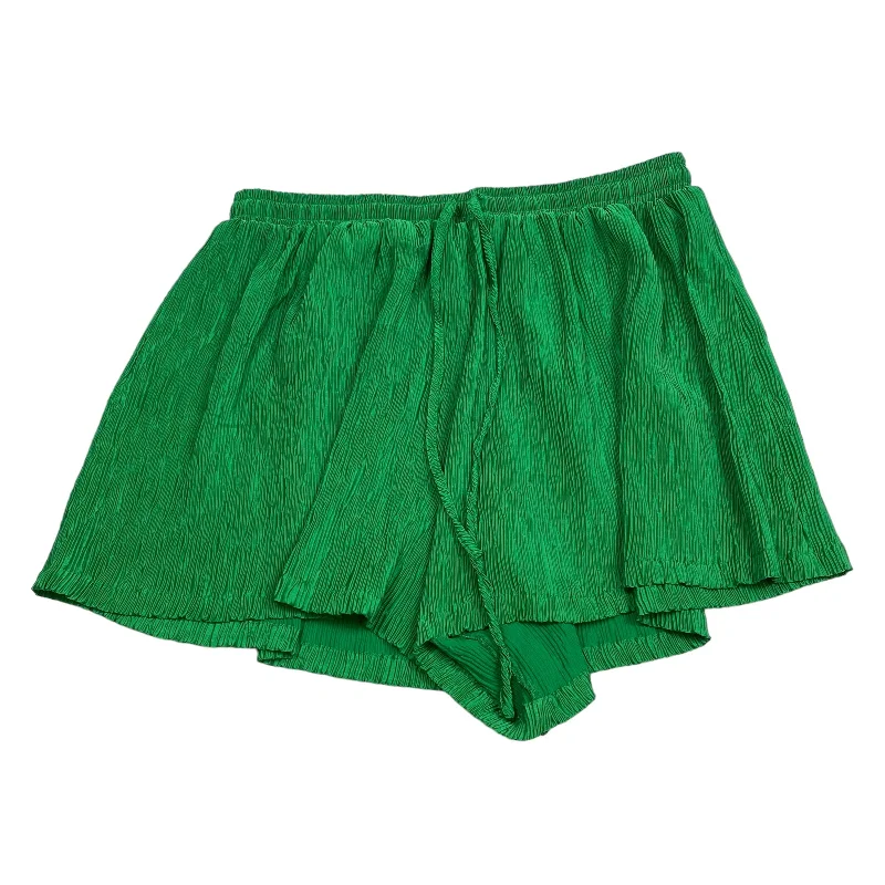 Green Shorts Shein, Size 1x Polished Men's Satin