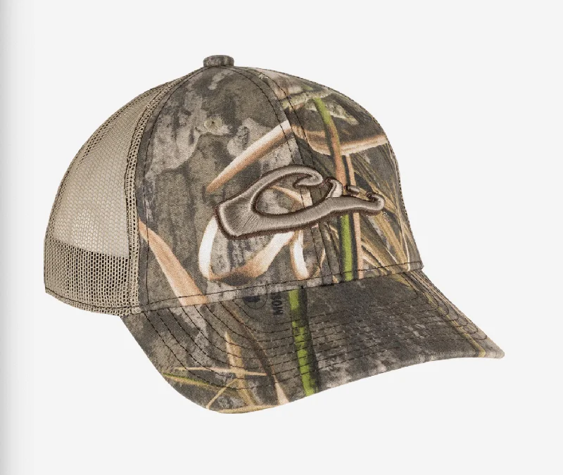 Drake Logo Hat - Mossy Oak Shadow Grass Habitat