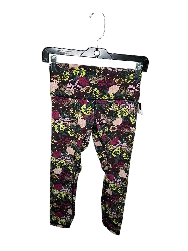 Athletic Leggings By Lululemon In Floral Print, Size: 6 Traditional Men's Country