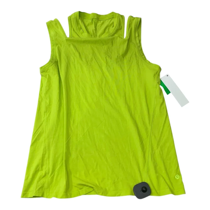 Athletic Tank Top By Lululemon In Green, Size: S Bold Men's Statement