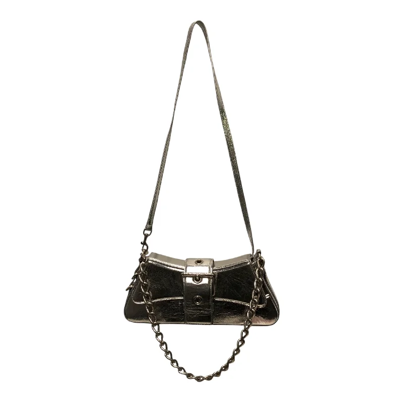 BALENCIAGA/Bag/OS/Leather/SLV/SMALL LINDSEY METALLIC MIRROR Polished Men's Satin