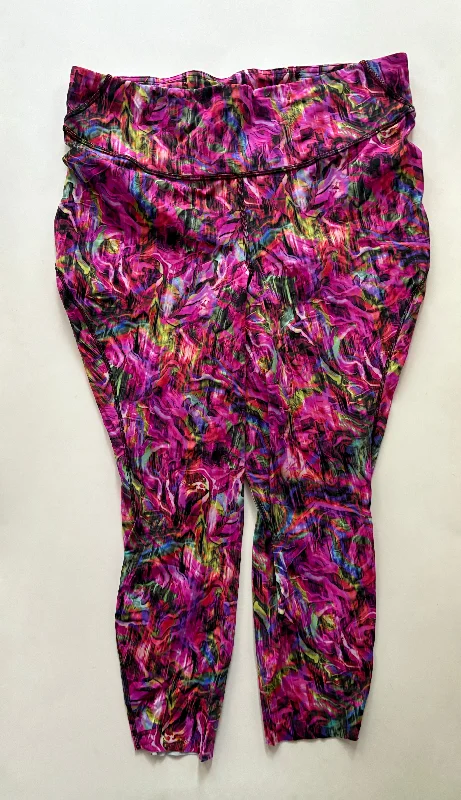 Athletic Leggings By Lululemon, Size: 2x Beach