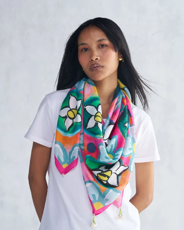 Meadow Scarf - Multi Color Trendy Men's Oversized