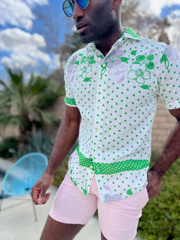 pink baby linen short Street