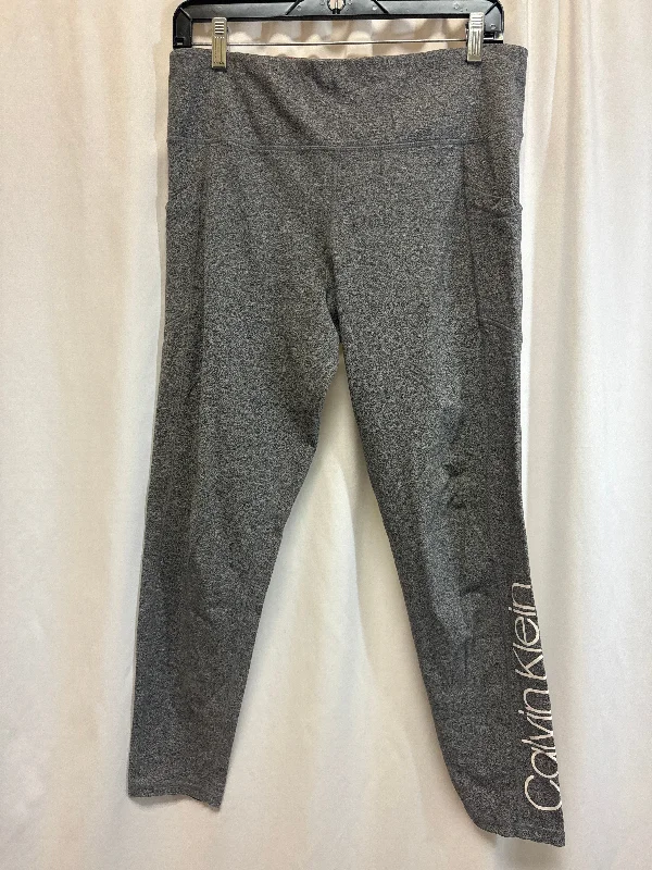 Athletic Leggings By Fabletics In Grey, Size: L Dynamic Men's High