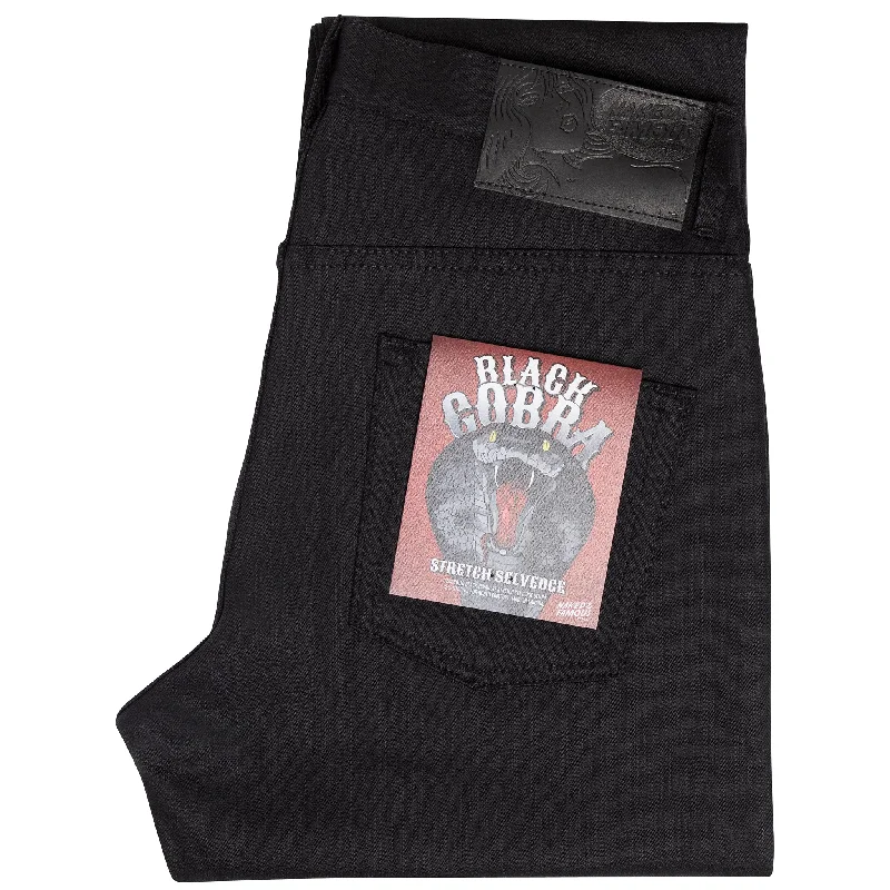 Easy Guy - Black Cobra Stretch Selvedge Cool Men's Distressed