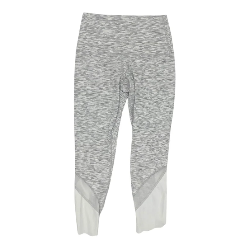 Athletic Leggings Capris By Lululemon In Grey, Size:S Sporty Men's Tennis
