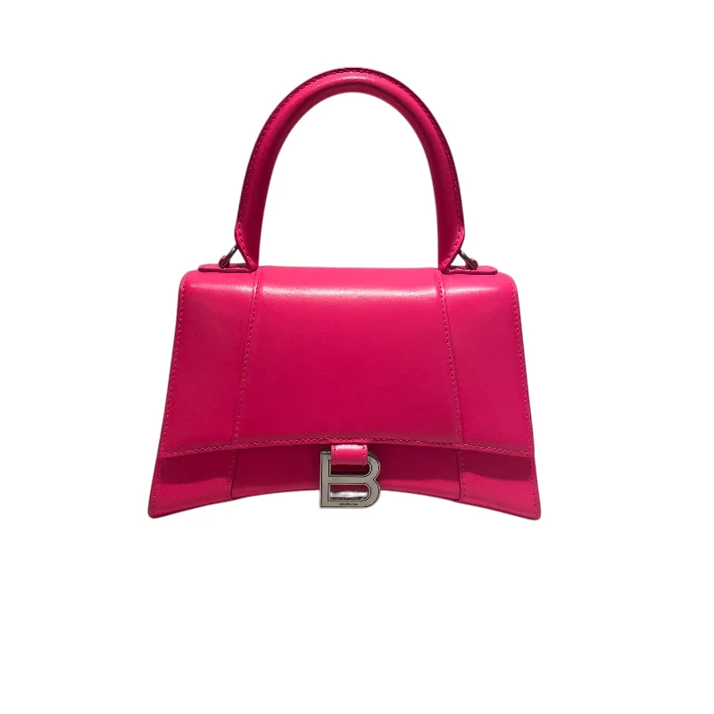 BALENCIAGA/Hand Bag/S/Leather/PNK/hourglass Vintage Men's 1970S Disco