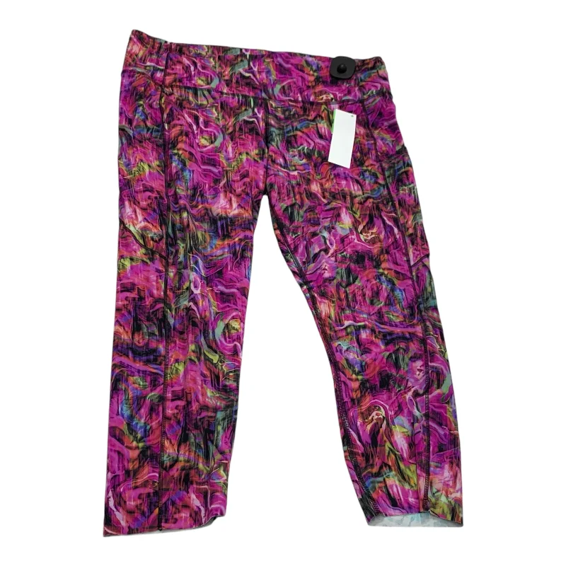 Athletic Leggings Capris By Lululemon In Purple, Size: L Earthy Men's Sustainable 