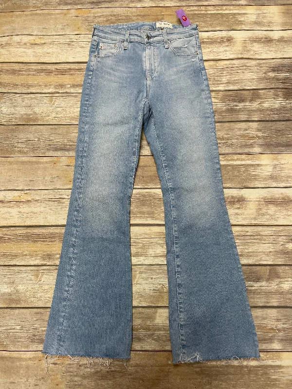 Jeans Boot Cut By Ag Jeans In Blue Denim, Size: 6 Unique Men's Patch