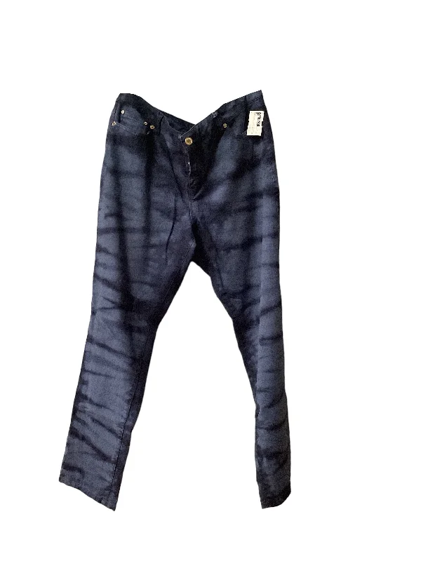 Blue Jeans Designer Michael By Michael Kors, Size 16 Vintage Men's 1970S Disco