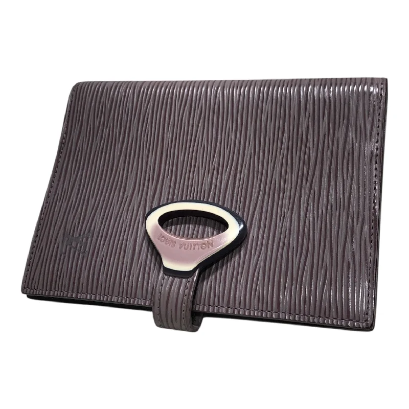 LOUIS VUITTON/Bifold Wallet/Leather/PPL/MAUVE WALLET WITH LINES Casual Men's Short