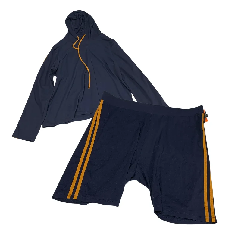 Athletic Shorts 2pc By Feathers In Navy, Size: 2x Athletic Men's Compression
