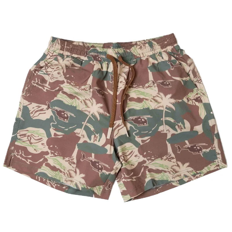Swim Trunks - Brushstroke Traditional Men's Wool