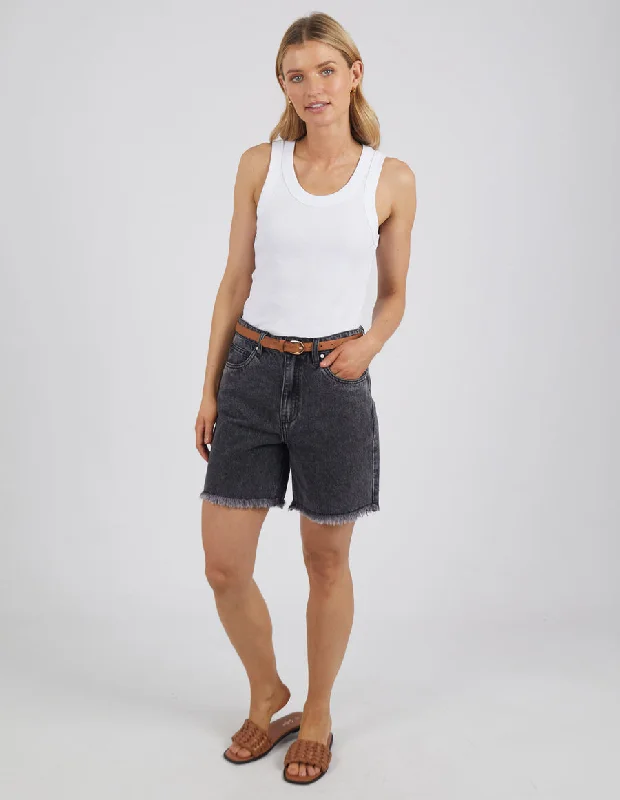 Foxwood Millie Short Washed Black Bold Men's Animal