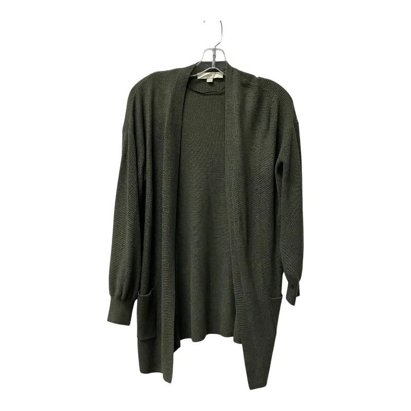 Sweater Cardigan By Loft In Green, Size:S Hip Men's Retro
