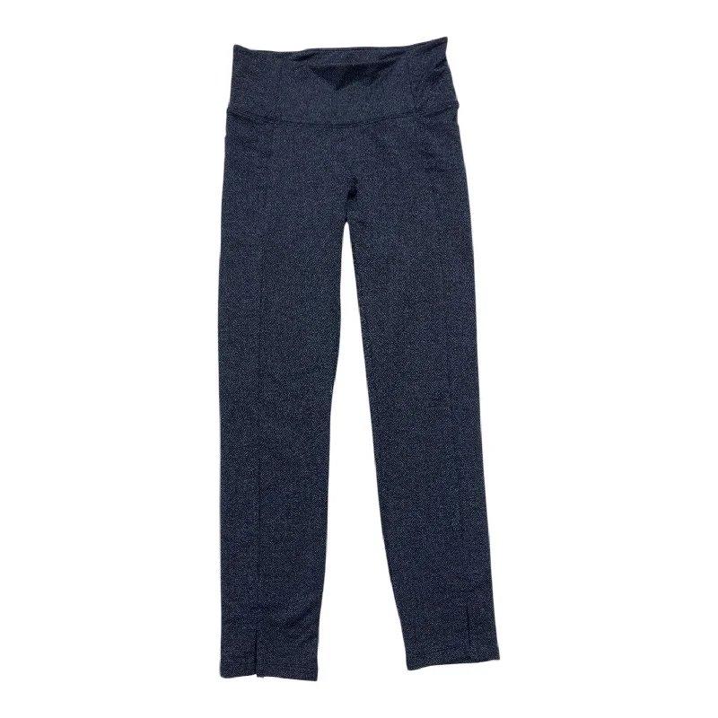 Athletic Leggings By Athleta In Black & Blue, Size: Xs Refined Men's Velvet