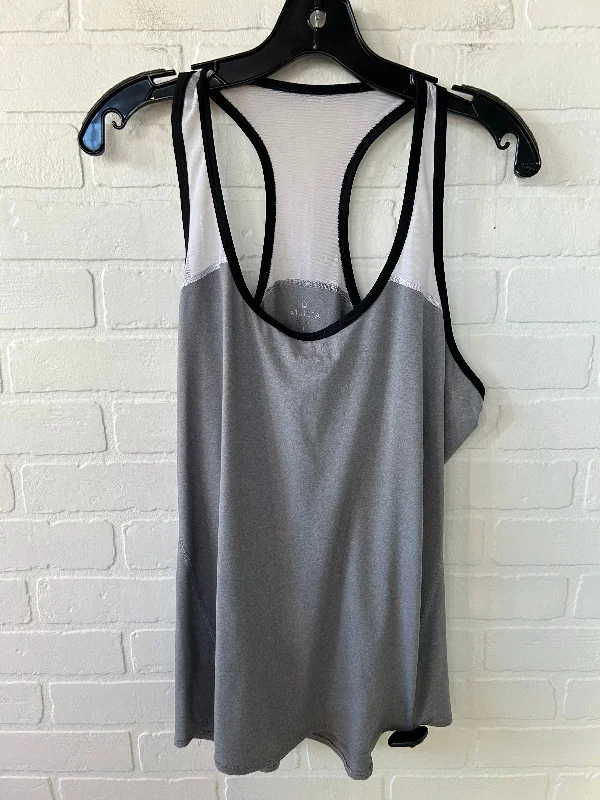 Athletic Tank Top By Athleta In Grey, Size: L Preppy Men's College