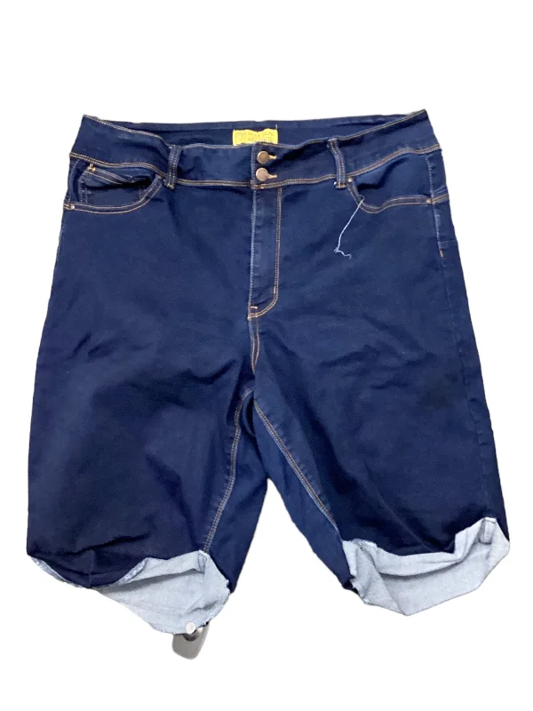 Blue Denim Shorts Clothes Mentor, Size 3x Edgy Men's Punk