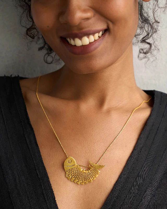 Meen Pendant - Gold Dapper Men's 1920S