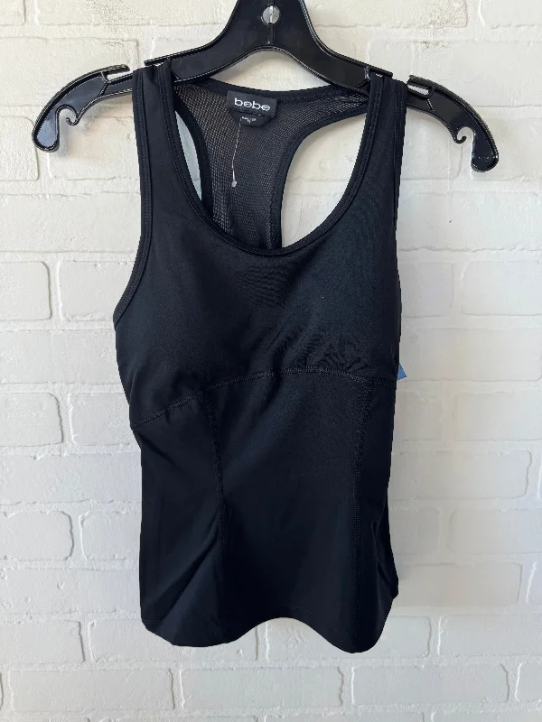 Athletic Tank Top By Bebe In Black, Size: Xs Vacation
