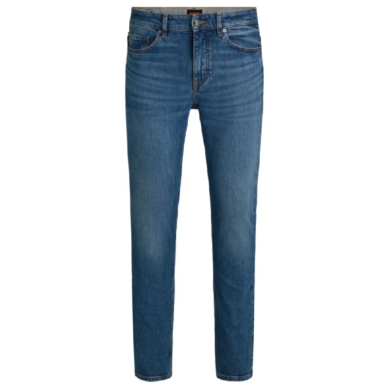 Delaware slim-fit jeans in blue comfort-stretch denim Refined Men's Classic 