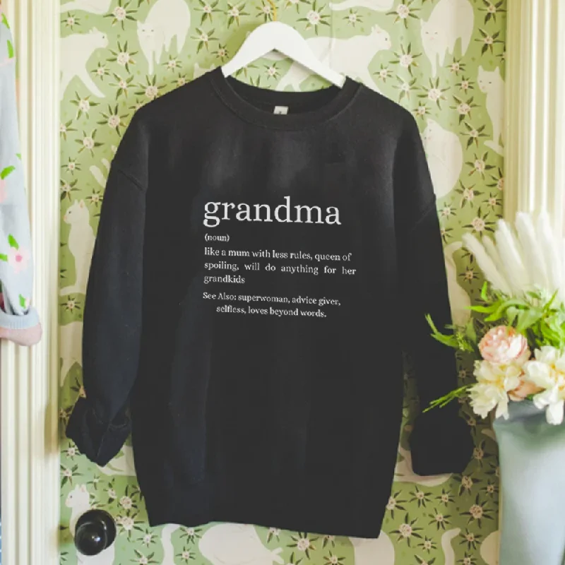 Modern GRANDMA Definition Sweatshirt