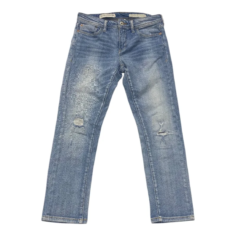 Jeans Boyfriend By Pilcro In Blue Denim, Size:2 Relaxed Men's Beach