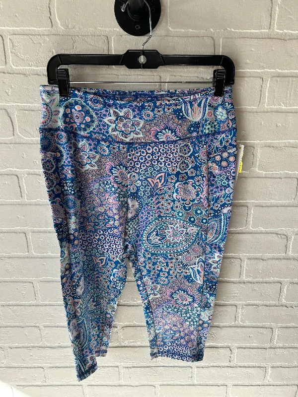 Athletic Leggings Capris By Talbots In Blue & Pink, Size: 8p Confident Men's High
