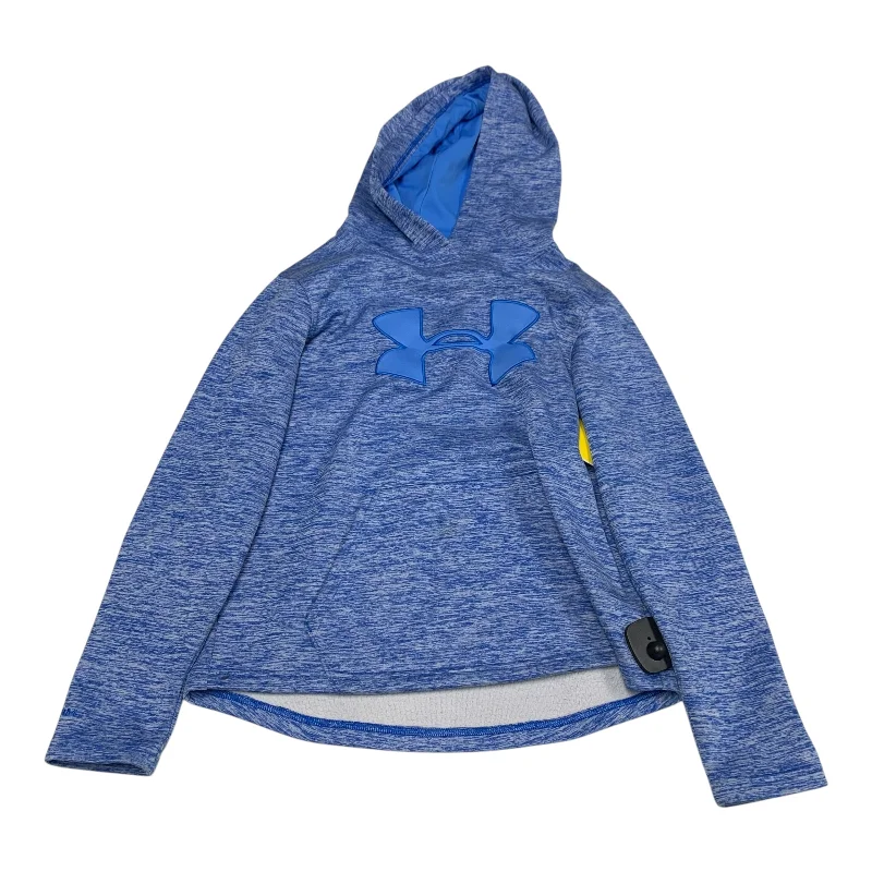 Athletic Sweatshirt Hoodie By Under Armour In Blue, Size: Xs